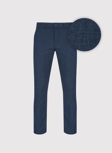 PAKO LORENTE - Granatowe spodnie męskie. Eleganckie spodnie Pako Lorente, na co dzień, l, bez wzorów, z bawełny, casualowe. Za 359.99 zł.