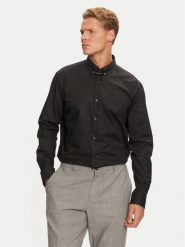 Hugo Koszula Vikko 50524838 Czarny Modern Fit. Czarne koszule Hugo, m, bez wzorów, z bawełny, bez kołnierzyka, bez ramiączek. Za 239.99 zł.