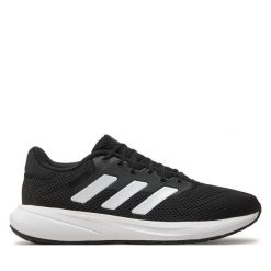 Buty do biegania adidas. Czarne buty do biegania Adidas, bez wzorów, bez zapięcia, do biegania. Za 129.99 zł.