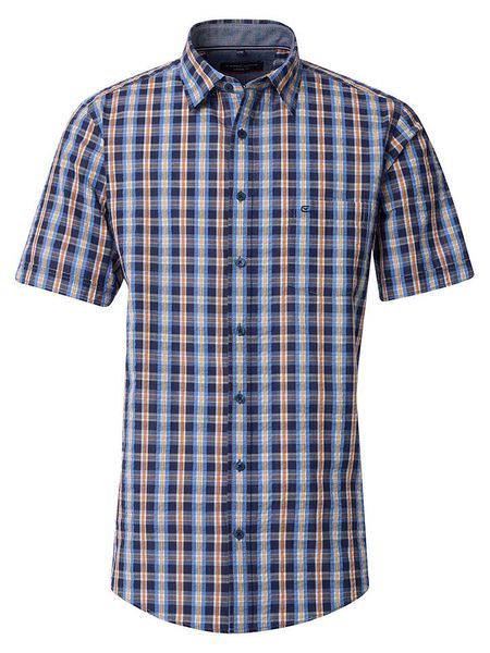 CASAMODA Koszula - Casual fit - w kolorze granatowym rozmiar: XL. Niebieskie koszule CASAMODA, xl, bez wzorów, z bawełny, bez kołnierzyka, bez ramiączek. Za 83.03 zł.