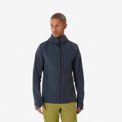 Second Life - Kurtka turystyczna męska Quechua MH900... - Stan Doskonały. Czarne kurtki QUECHUA, l, bez wzorów, z materiału, bez kaptura. Za 466.99 zł.