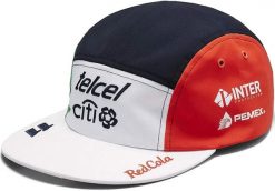 Czapka F1 Sergio Checo Perez Meksyk wielokolorowa biała. Białe czapki z daszkiem Erima, z aplikacjami, z bawełny. Za 182.99 zł.