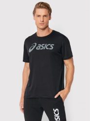 Asics Koszulka techniczna Core 2011C334 Czarny Regular Fit. Czarne t-shirty sportowe ASICS, bez wzorów, z syntetyku, bez ramiączek, do biegania. Za 139.99 zł.