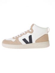 Veja Skórzane sneakersy "V 15" w kolorze biało-beżowo-czarnym rozmiar: 44. Białe buty sportowe casual Veja, bez wzorów, bez zapięcia. Za 483.17 zł.