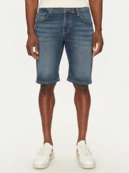 Mustang Szorty jeansowe Chicago 1007754 Niebieski Slim Fit. Niebieskie szorty Mustang, m, bez wzorów, z bawełny. Za 189.99 zł.