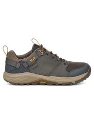 Teva Skórzane buty turystyczne "Grandview" w kolorze jasnobrązowo-szarym rozmiar: 43. Brązowe buty trekkingowe Teva, bez wzorów, z gore-texu, bez zapięcia, outdoorowe, gore-tex. Za 312.58 zł.