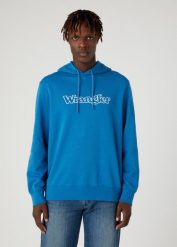 WRANGLER GRAPHIC HOODIE MĘSKA BLUZA Z KAPTUREM LOGO DEEP WATER W674I469F 112331888. Bluzy Wrangler, m, bez wzorów, z kapturem. Za 209.99 zł.