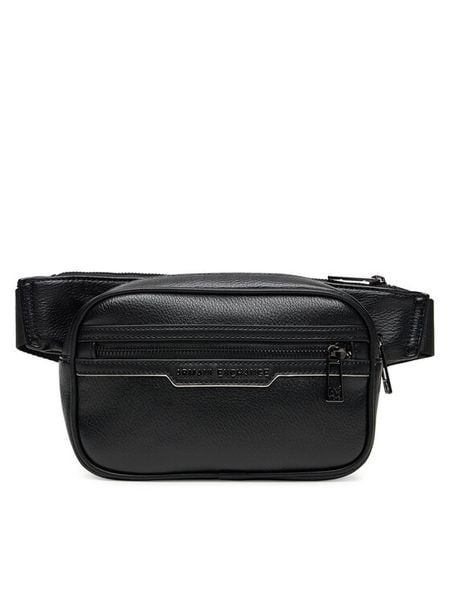 Armani Exchange Saszetka nerka XM001639 AF17205 MC105 Czarny. Czarne saszetki i nerki Armani Exchange, bez wzorów, ze skóry. Za 289.99 zł.
