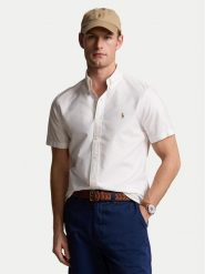 Polo Ralph Lauren Koszula 710850782010 Biały Custom Fit. Białe koszule Polo Ralph Lauren, m, bez wzorów, z bawełny, bez kołnierzyka, bez ramiączek. Za 609.99 zł.