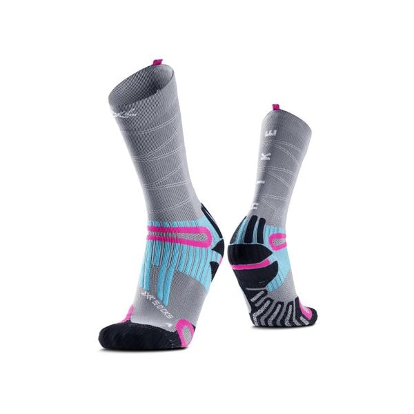 Skarpetki X-Socks Anatomix Crew. Zielone skarpety X-Socks, bez wzorów. Za 214.00 zł.