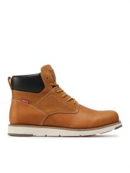 Levi's® Trzewiki 232198-1700-74 Brązowy. Brązowe botki sznurowane bez wzorów, ze skóry, bez obcasa, bez zapięcia. Za 449.99 zł.