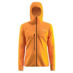 Polarowa bluza z kapturem Salewa Agner. Brązowe bluzy z kapturem Salewa, l, bez wzorów, z polaru, z kapturem. Za 620.00 zł.