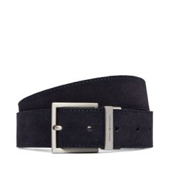 Pasek Męski Tommy Hilfiger. Czarne paski Tommy Hilfiger, bez wzorów. Za 289.99 zł.