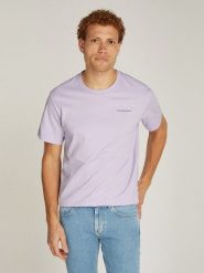 CALVIN KLEIN JEANS Koszulka w kolorze lawendowym rozmiar: L. Różowe bezrękawniki Calvin Klein Jeans, l, bez wzorów, z bawełny, bez kołnierzyka, bez ramiączek. Za 141.52 zł.