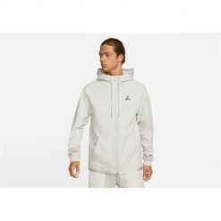 Kurtka uniwersalna męska Nike Air Jordan Essentials Warmup. Białe kurtki do biegania Nike, m, bez wzorów, z bawełny, z kapturem, do biegania. Za 379.00 zł.