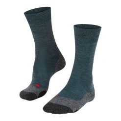 Skarpetki Falke TK2 Melange. Niebieskie skarpety Falke, bez wzorów, z materiału. Za 161.50 zł.