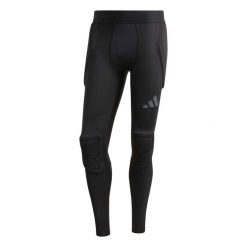 Legginsy bramkarskie męskie adidas Padded Goalkeeper Baselayer Long JZ9224. Czarne legginsy długie sportowe Adidas, m, bez wzorów, do biegania. Za 215.99 zł.
