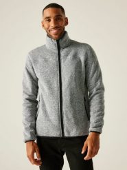 Regatta Kurtka polarowa "Branleigh" w kolorze szarym rozmiar: M. Szare kurtki Regatta, m, bez wzorów, z polaru, bez kaptura. Za 144.24 zł.