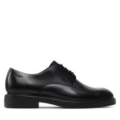 Półbuty Vagabond Shoemakers. Czarne eleganckie półbuty Vagabond Shoemakers, bez wzorów, bez obcasa, bez zapięcia. Za 429.99 zł.