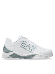 EA7 Emporio Armani Sneakersy X8X079 XK203 T536 Biały. Białe buty sportowe casual EA7 Emporio Armani, bez wzorów, z materiału, bez zapięcia. Za 1,869.00 zł.