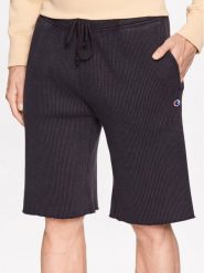 Champion Szorty sportowe 218646 Czarny Regular Fit. Czarne krótkie spodenki sportowe Champion, l, bez wzorów, z bawełny. Za 69.99 zł.