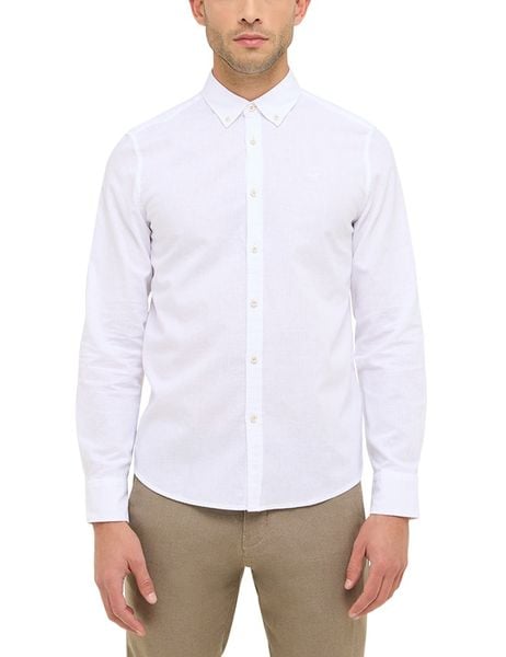 Męska Koszula Mustang Style Rawlins General White 1016248 2045. Białe koszule Mustang, m, bez wzorów, bez kołnierzyka, bez ramiączek. Za 169.99 zł.