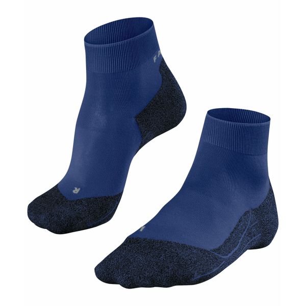 Skarpetki Falke RU4 Light Short. Niebieskie skarpety Falke, bez wzorów, z elastanu. Za 138.50 zł.