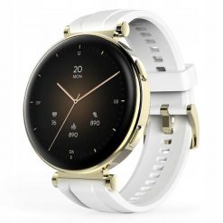 Hama Fit Watch 7000 Smartwatch AMOLED Zegarek Sportowy Różowe Złoto. Białe zegarki HAMA, złote. W wyprzedaży za 192.05 zł.