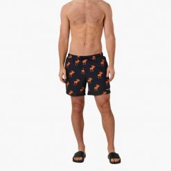 Szorty kąpielowe pływanie męskie Swedemount Forest Stretch Beach Shorts. Brązowe odzież kąpielowa SWEDEMOUNT, m, bez wzorów, sportowe. Za 129.99 zł.