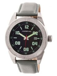 Morphic Zegarek kwarcowy "M63 Series" w kolorze srebrno-szaro-czarnym rozmiar: onesize. Szare, analogowe zegarki Morphic, ze stali. Za 208.99 zł.