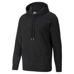 Bluza dresowa męska Puma JTS. Czarne bluzy Puma, l, bez wzorów, z dresówki, bez kaptura. Za 190.99 zł.