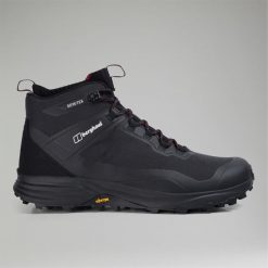 Buty trekkingowe męskie Berghaus Vc22 Mid GTX. Czarne trekkingi Berghaus, bez wzorów, bez zapięcia. Za 469.99 zł.