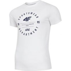 T-shirt męski TSM249 - biały. T-shirty marki 4F. Za 49.99 zł.