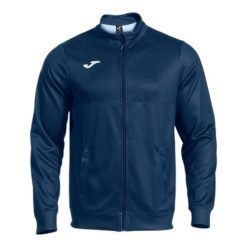 Kurtka z dresu Joma Challenge. Niebieskie kurtki Joma, na wiosnę, l, bez wzorów, z dresówki, bez kaptura. Za 149.99 zł.