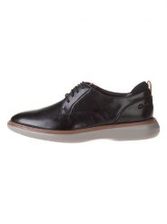 Clarks Skórzane trzewiki "Brantin Plain" w kolorze czarnym rozmiar: 43. Czarne botki sznurowane Clarks, bez wzorów, bez obcasa, bez zapięcia. Za 229.95 zł.
