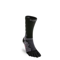 Skarpety do biegania Injinji Ultra Run Crew. Czarne skarpety Injinji, bez wzorów. Za 93.99 zł.