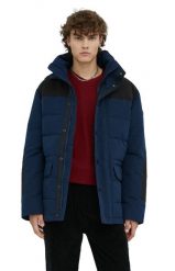 WRANGLER BODYGUARD MĘSKA KURTKA ZIMOWA NAVY W4B2WW114 112320200. Niebieskie kurtki Wrangler, na zimę, l, bez wzorów, z jeansu, bez kaptura. Za 359.99 zł.