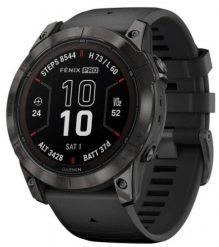 Garmin fenix 7X Pro 3,56 cm (1.4") MIP 51 mm Cyfrowy 280 x 280 px Ekran dotykowy Czarny Wi-Fi GPS. Czarne zegarki sportowe GARMIN. Za 3,157.99 zł.