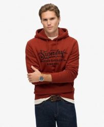 Superdry Outdoor Co Relaxed Hoodie – bluza z kapturem w kroju relaxed. Brązowe bluzy z kapturem Superdry, s, bez wzorów, z bawełny, z kapturem. Za 452.40 zł.