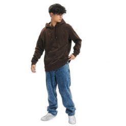 Bluza z kapturem Urban Classics Basic. Brązowe bluzy Urban Classics, m, bez wzorów, z kapturem. Za 198.50 zł.