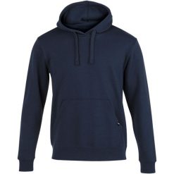 Bluza dresowa sportowa męska Montana Hoodie. Niebieskie bluzy bez kaptura Joma, m, bez wzorów, z bawełny, bez kaptura. Za 99.99 zł.