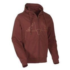 Bluza z kapturem i zamkiem błyskawicznym Swedteam Ultra. Brązowe bluzy SWEDTEAM, bez wzorów, z kapturem. Za 365.50 zł.