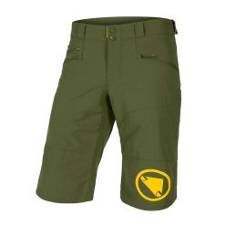Spodenki rowerowe męskie Endura Singletrack II Short. Zielone spodenki rowerowe ENDURA, m, bez wzorów, rowerowe. Za 299.99 zł.