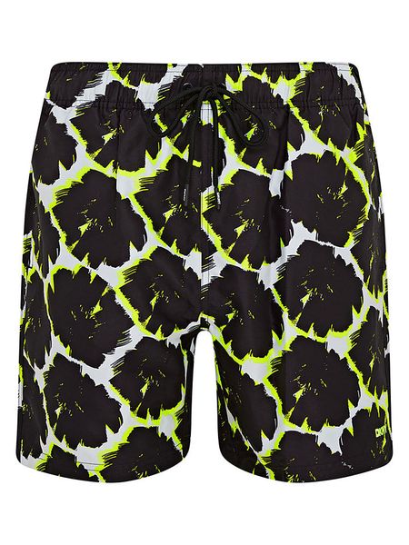 DKNY Szorty kąpielowe w kolorze czarno-żółtym rozmiar: L. Czarne kąpielówki DKNY, l, bez wzorów, z materiału. Za 102.89 zł.