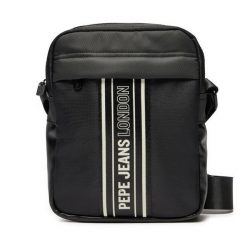 Saszetka Pepe Jeans. Czarne saszetki i nerki Pepe Jeans, bez wzorów, z jeansu. Za 139.99 zł.