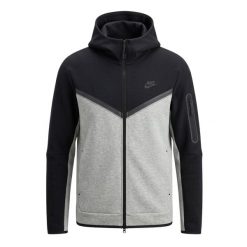 Bluza z Kapturem I Suwakiem Na Całej Długości Tech Fleece Rozmiar L Czarny - HV…. Czarne bluzy z kapturem Nike, l, bez wzorów, z bawełny, z kapturem. Za 560.55 zł.