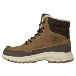 Buty trekkingowe Helly Hansen garibaldi V3. Brązowe buty turystyczne Helly Hansen, bez wzorów, z gumy, bez zapięcia, trekkingowe. Za 615.50 zł.