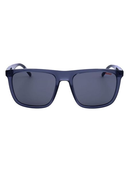 HUGO Męskie okulary przeciwsłoneczne w kolorze granatowym rozmiar: 55. Niebieskie okulary przeciwsłoneczne Hugo. Za 358.00 zł.