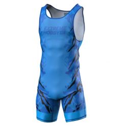 Trykot zapaśniczy męski EXTREME HOBBY BLACK PANTHER. Czerwone odzież kompresyjna EXTREME HOBBY, l, bez wzorów, z elastanu, na fitness i siłownię. Za 199.00 zł.