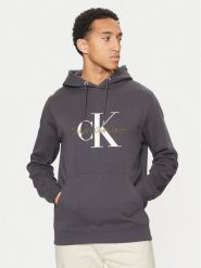 Calvin Klein Jeans Bluza J30J320805 Szary Regular Fit. Szare bluzy Calvin Klein Jeans, m, bez wzorów, z bawełny, bez kaptura. Za 259.99 zł.
